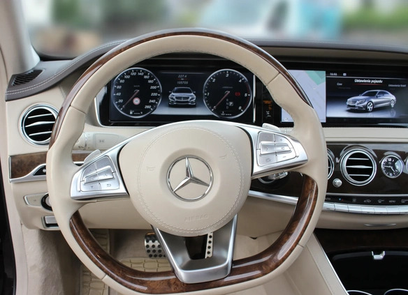Mercedes-Benz Klasa S cena 250000 przebieg: 108000, rok produkcji 2016 z Olsztynek małe 562